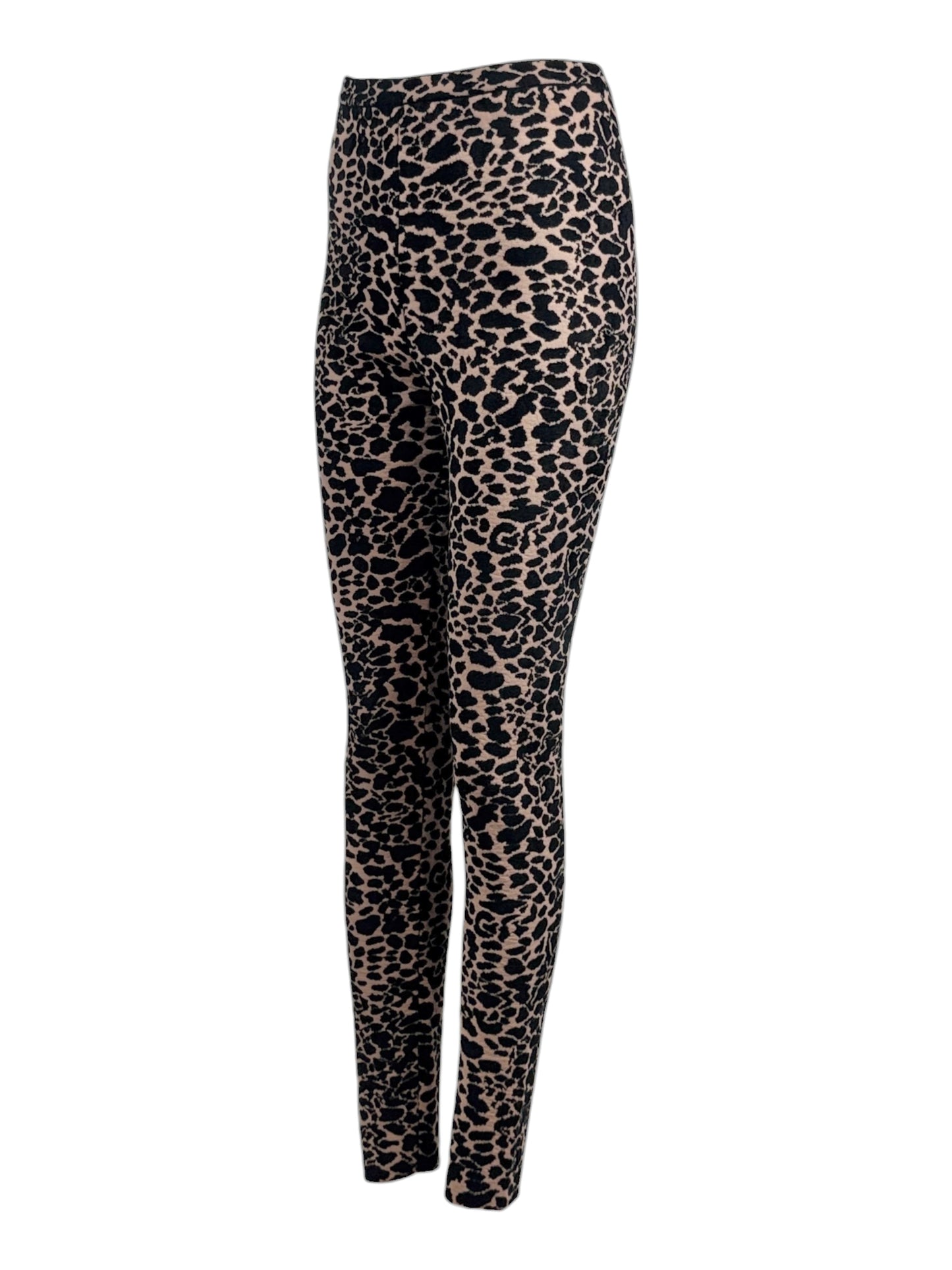 Alaia Fall 2020 Leopard knit leggings