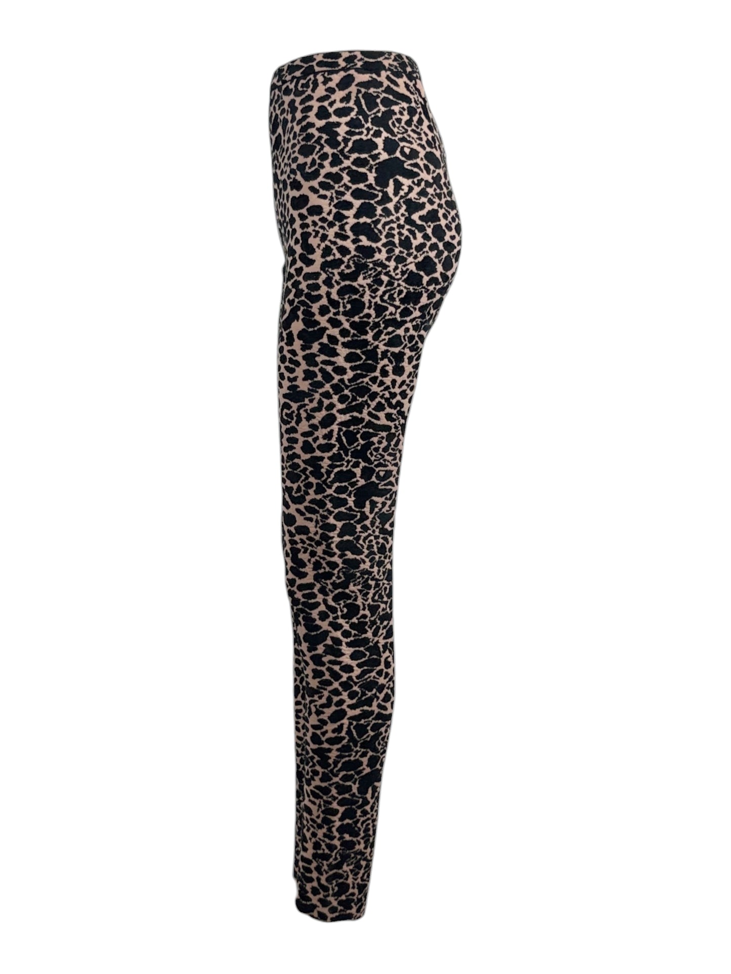 Alaia Fall 2020 Leopard knit leggings