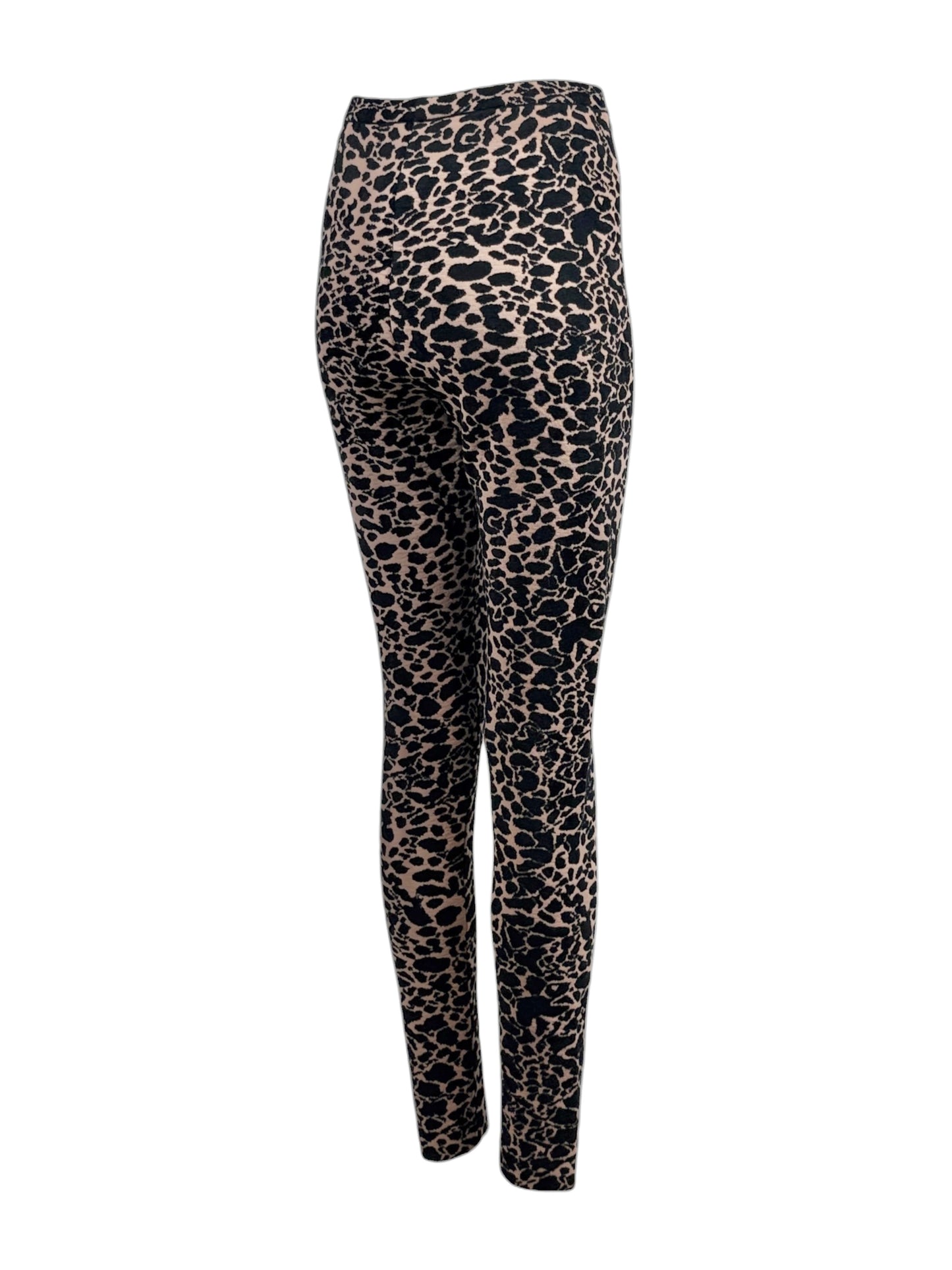 Alaia Fall 2020 Leopard knit leggings