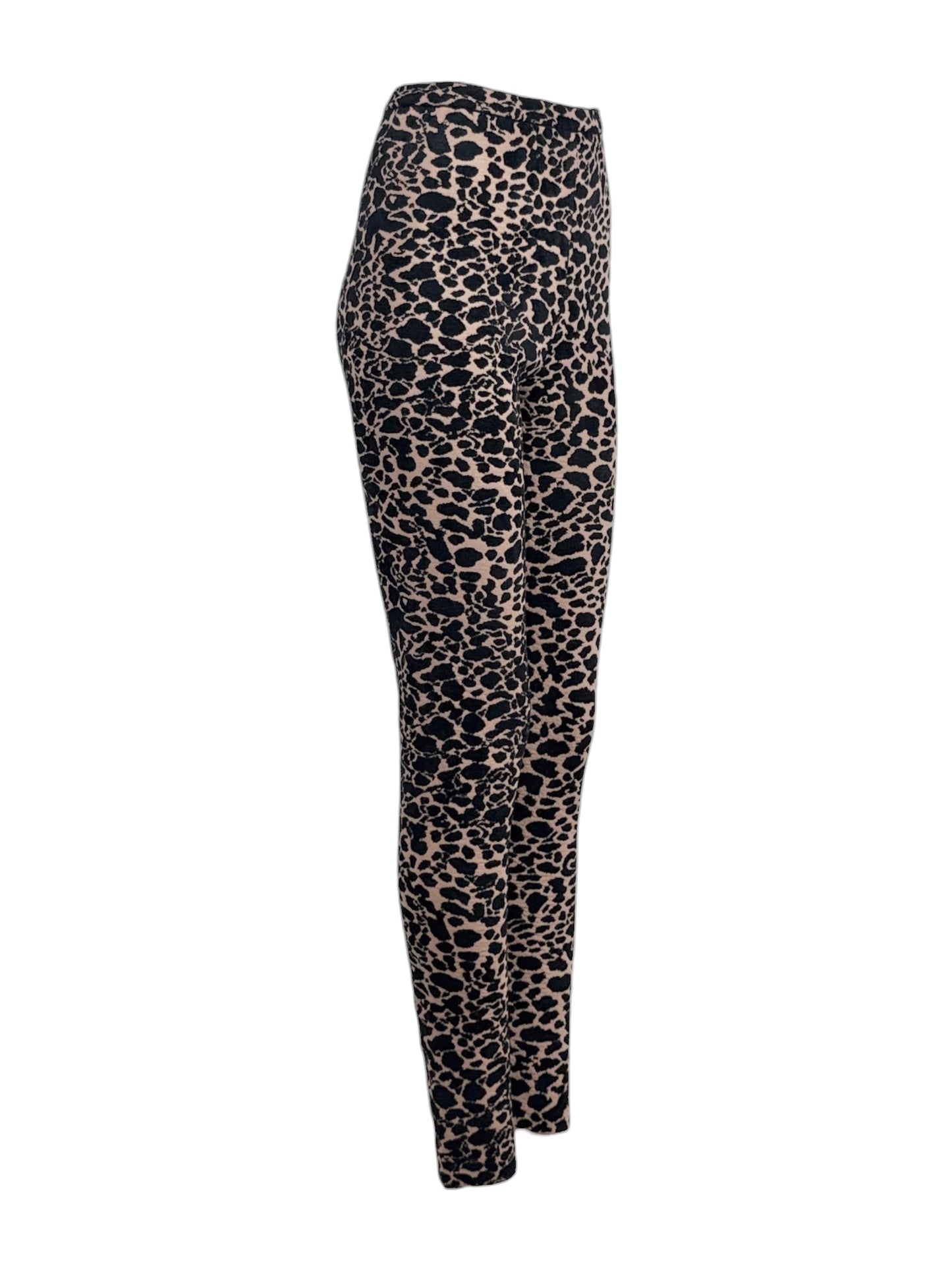 Alaia Fall 2020 Leopard knit leggings