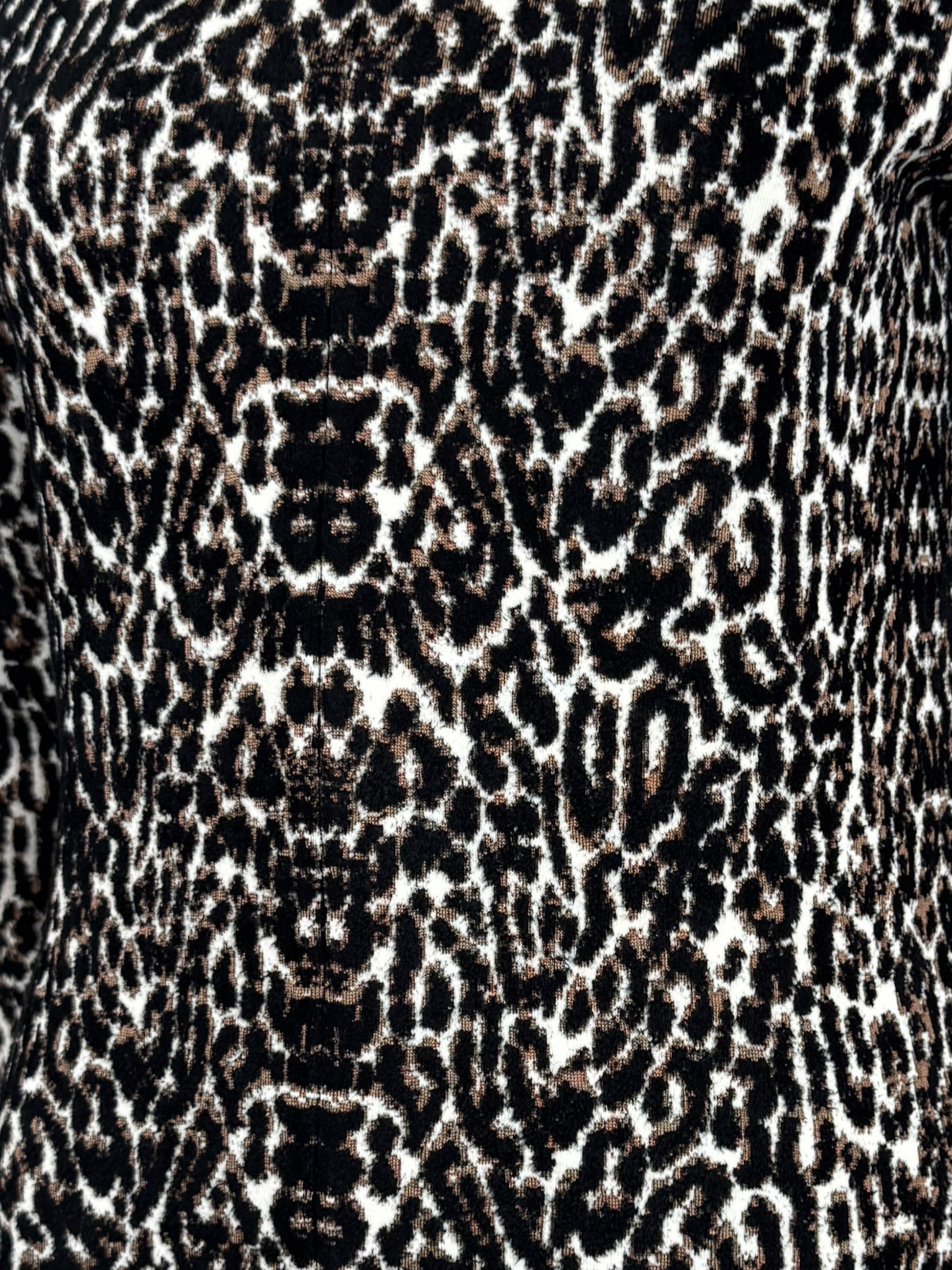 Alaïa Fall 2021 Leopard knit jumpsuit