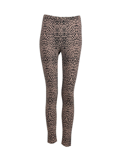 Alaia Spring 2021 Leopard print knit leggings