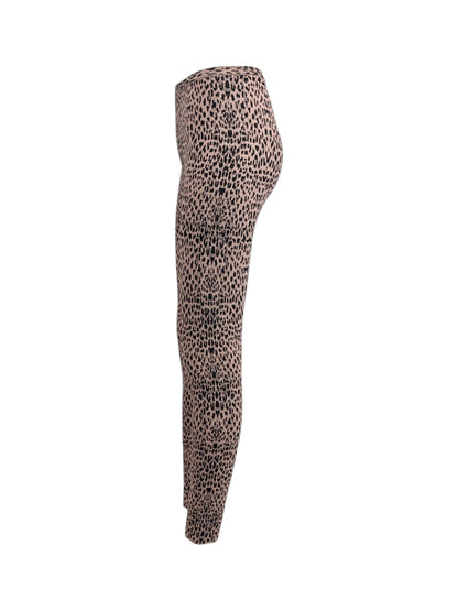 Alaia Spring 2021 Leopard print knit leggings