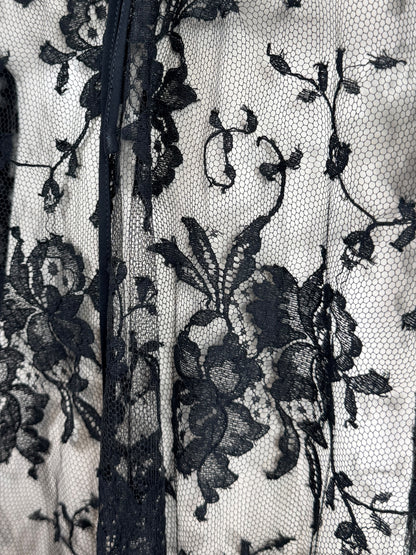 Alexander McQueen Sarah Burton Fall 2013 Black lace tunic