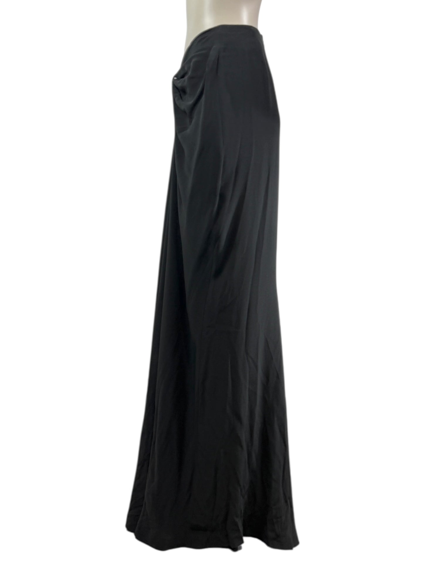 Alexis Mabille - Long draped black skirt