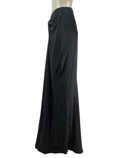 Alexis Mabille - Long draped black skirt