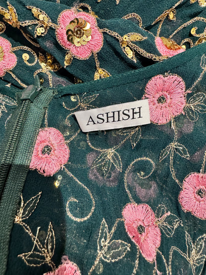 Ashish Spring 2017 Look 17 Maxi crepe silk embroidered Dress