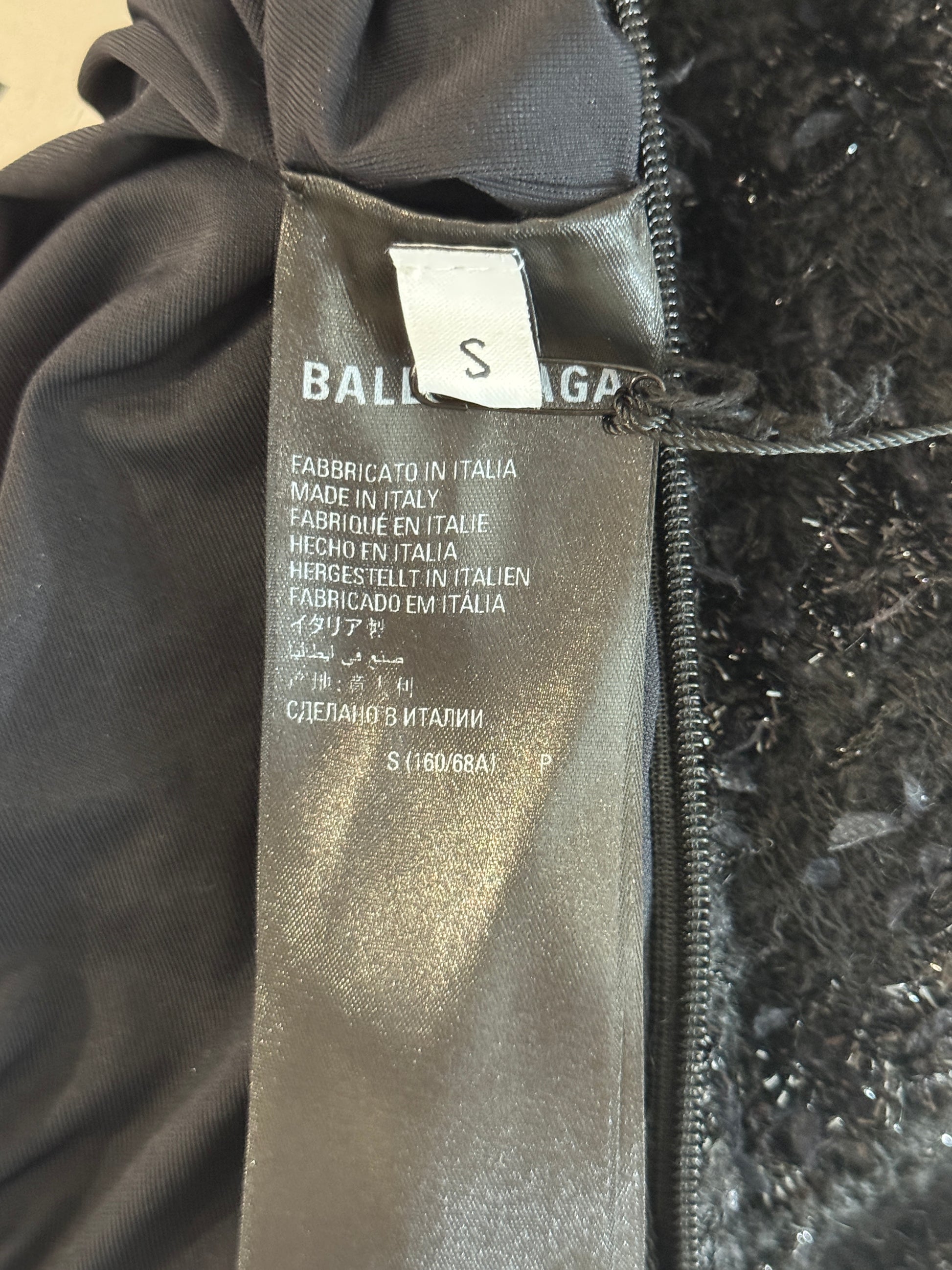 Balenciaga Demna Gvasalia Fall 2022 Maxi black tweed skirt