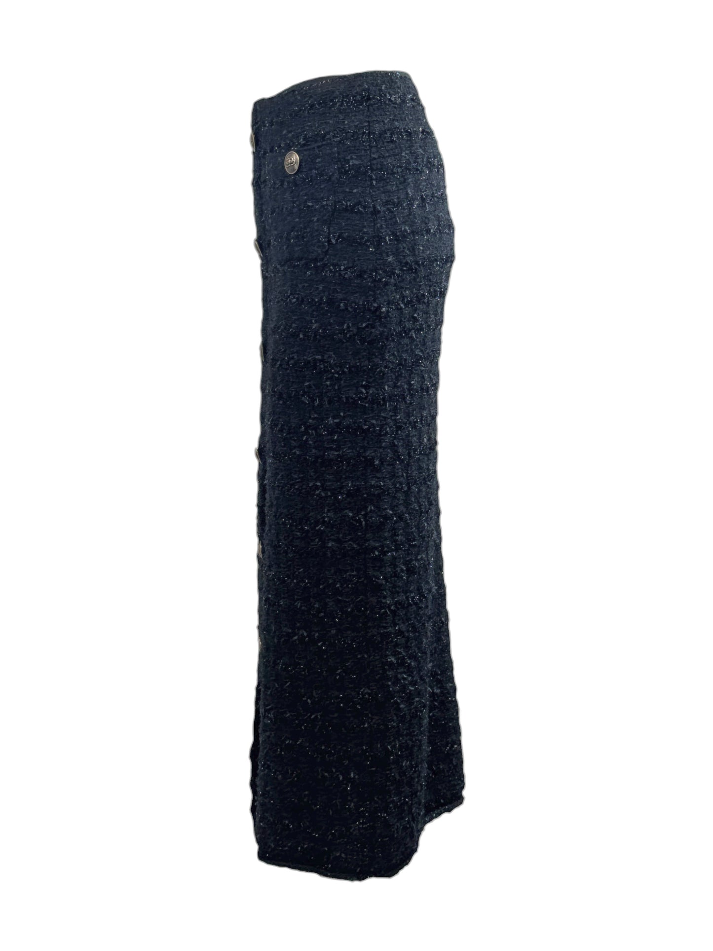 Balenciaga Demna Gvasalia Fall 2022 Maxi black tweed skirt