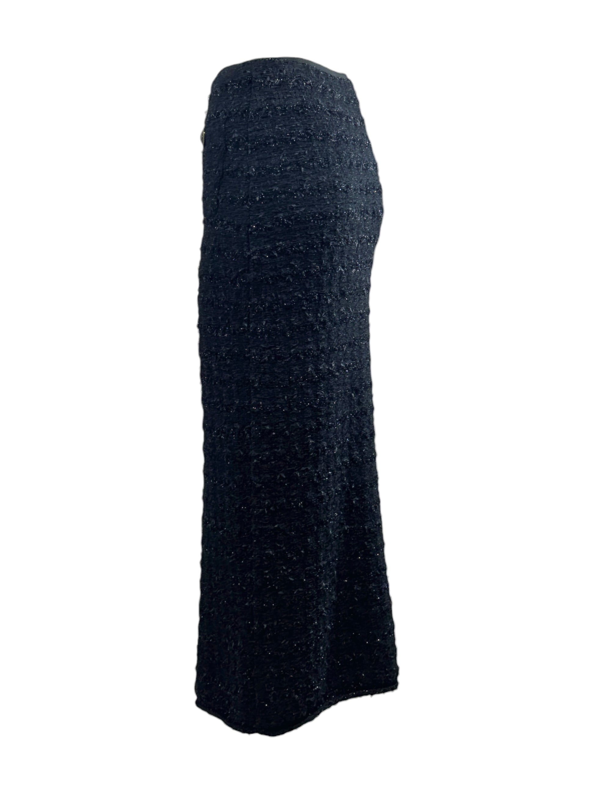 Balenciaga Demna Gvasalia Fall 2022 Maxi black tweed skirt