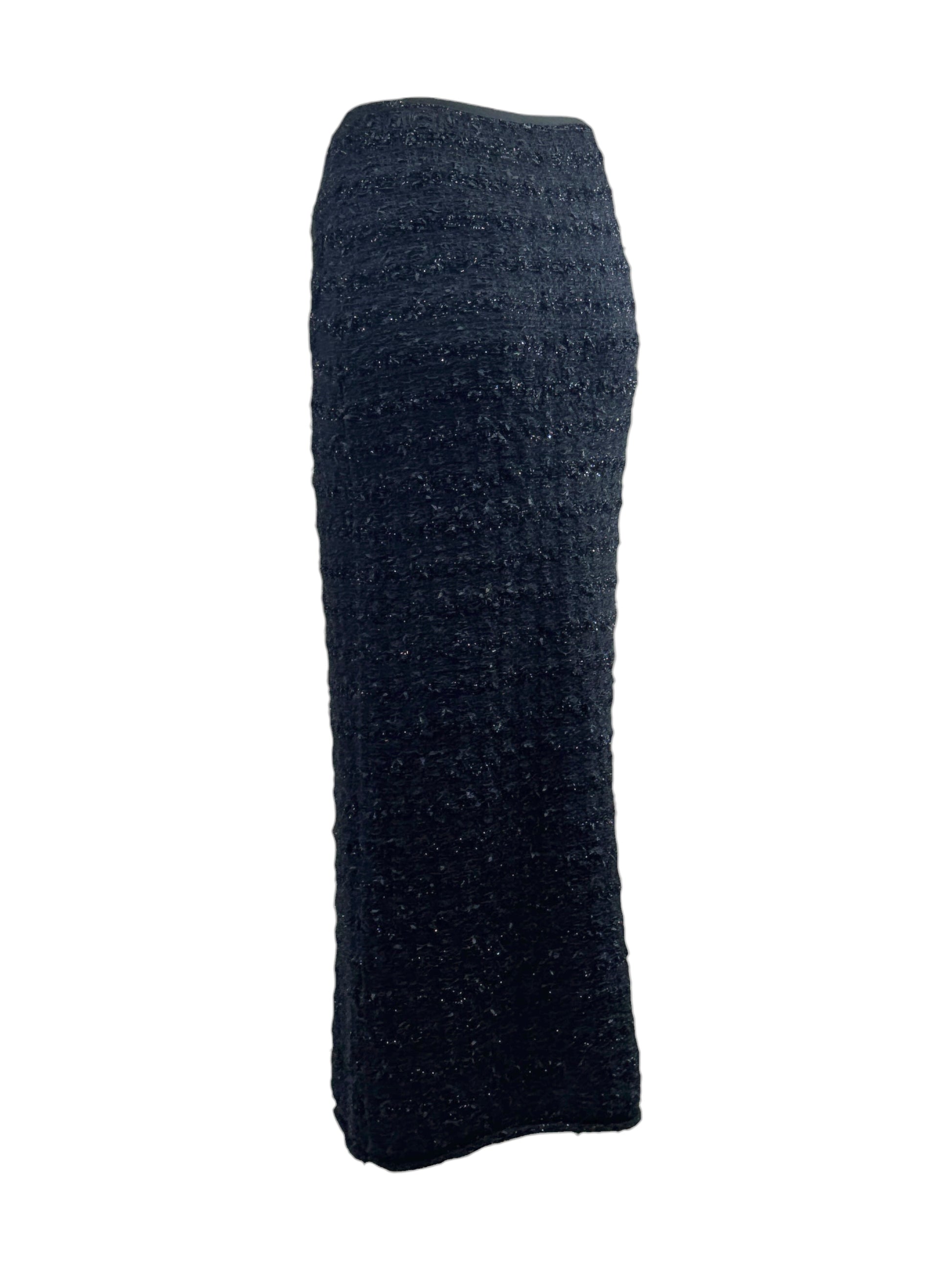 Balenciaga Demna Gvasalia Fall 2022 Maxi black tweed skirt