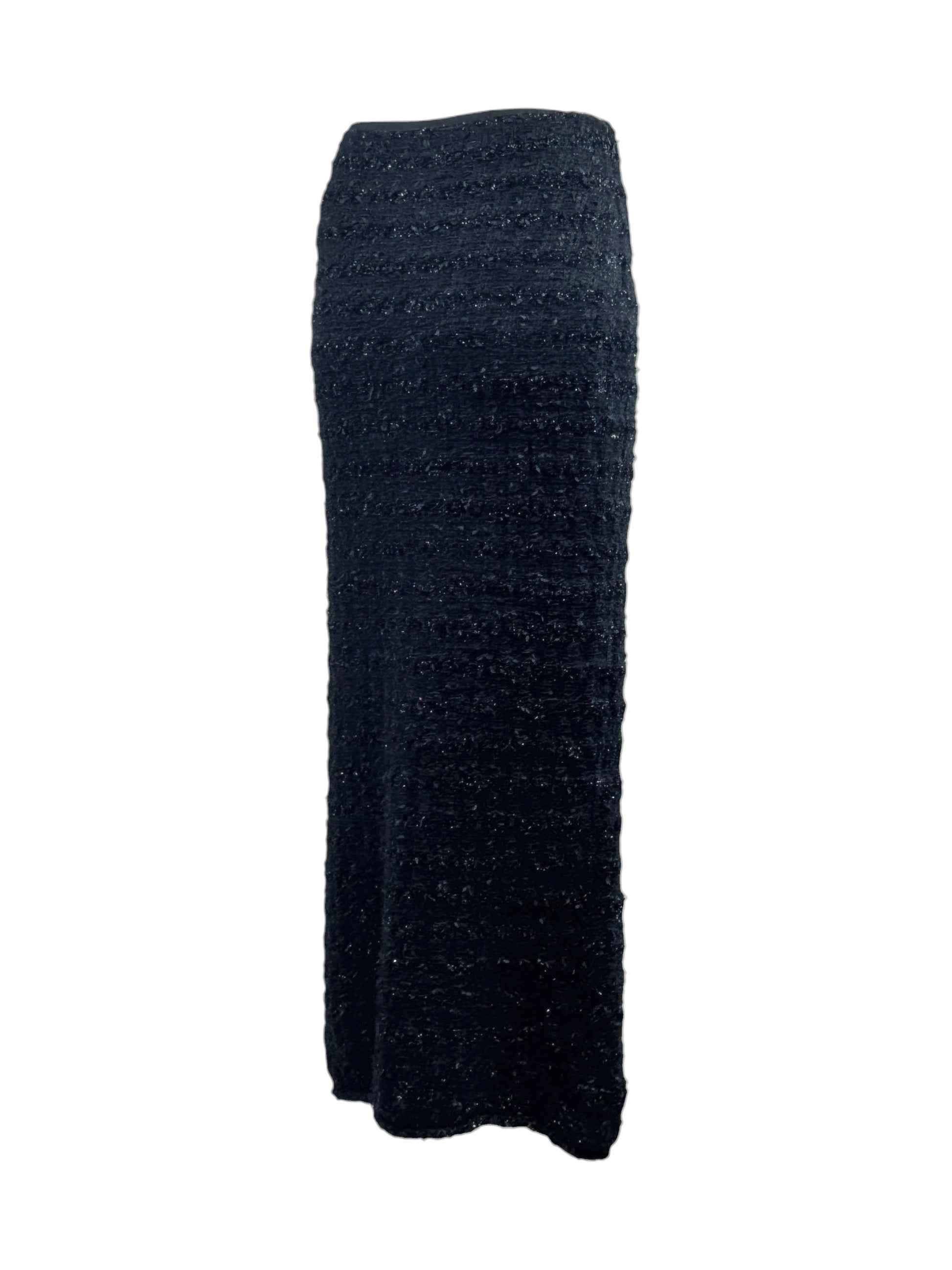 Balenciaga Demna Gvasalia Fall 2022 Maxi black tweed skirt