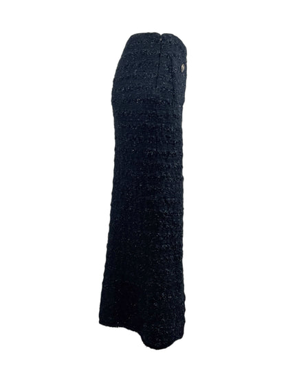 Balenciaga Demna Gvasalia Fall 2022 Maxi black tweed skirt