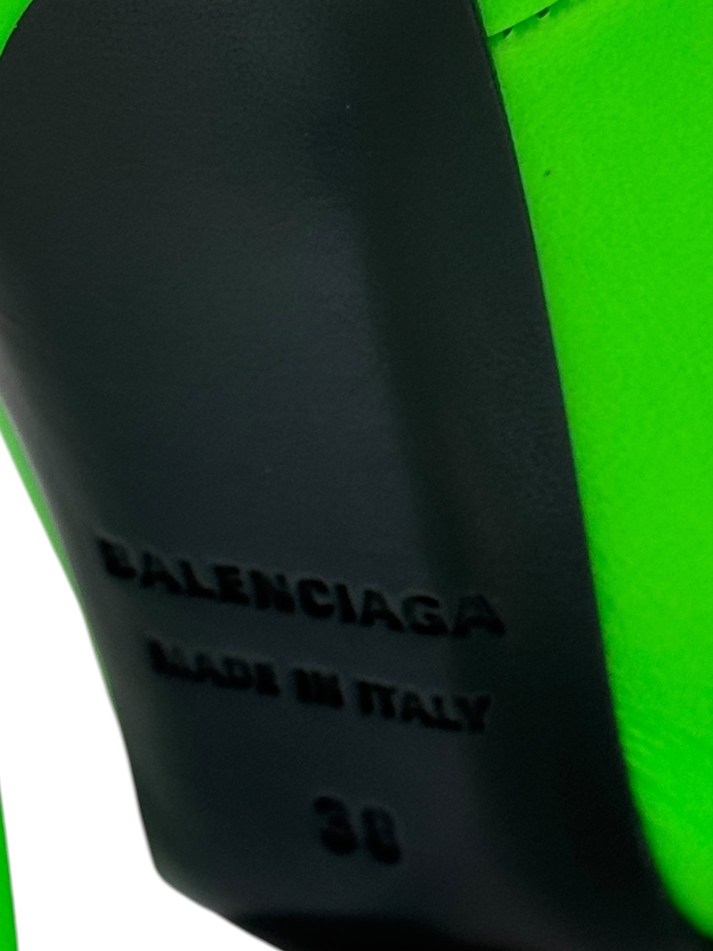 Balenciaga acid green pumps