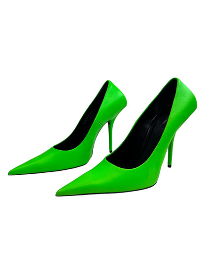 Balenciaga acid green pumps