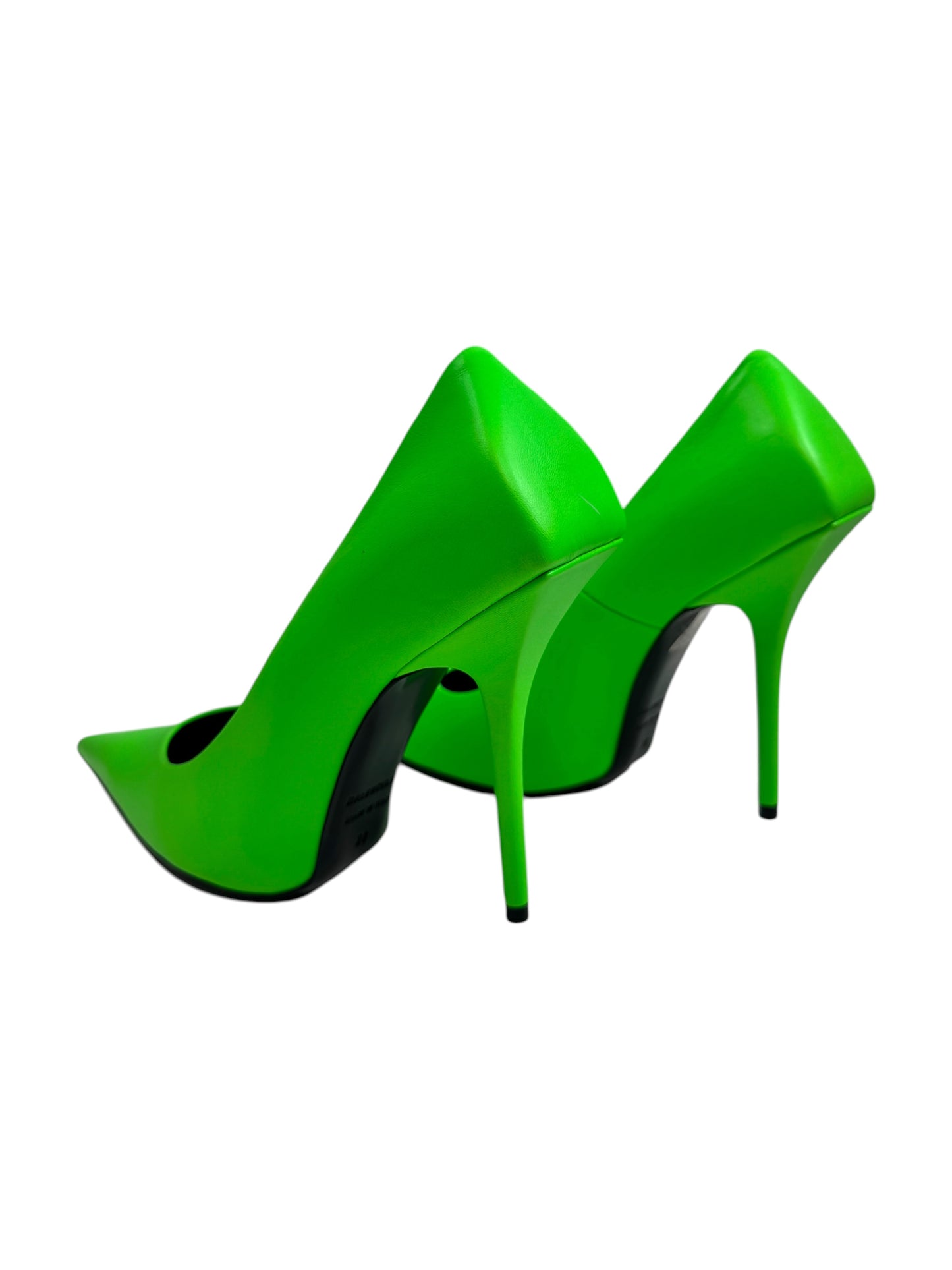 Balenciaga acid green pumps