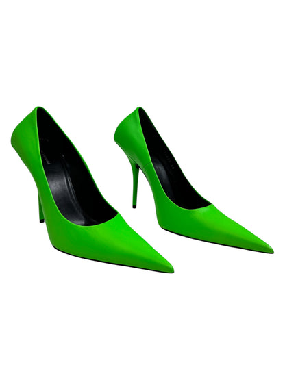 Balenciaga acid green pumps