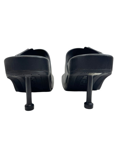 Balenciaga black Mallorca leather sandal