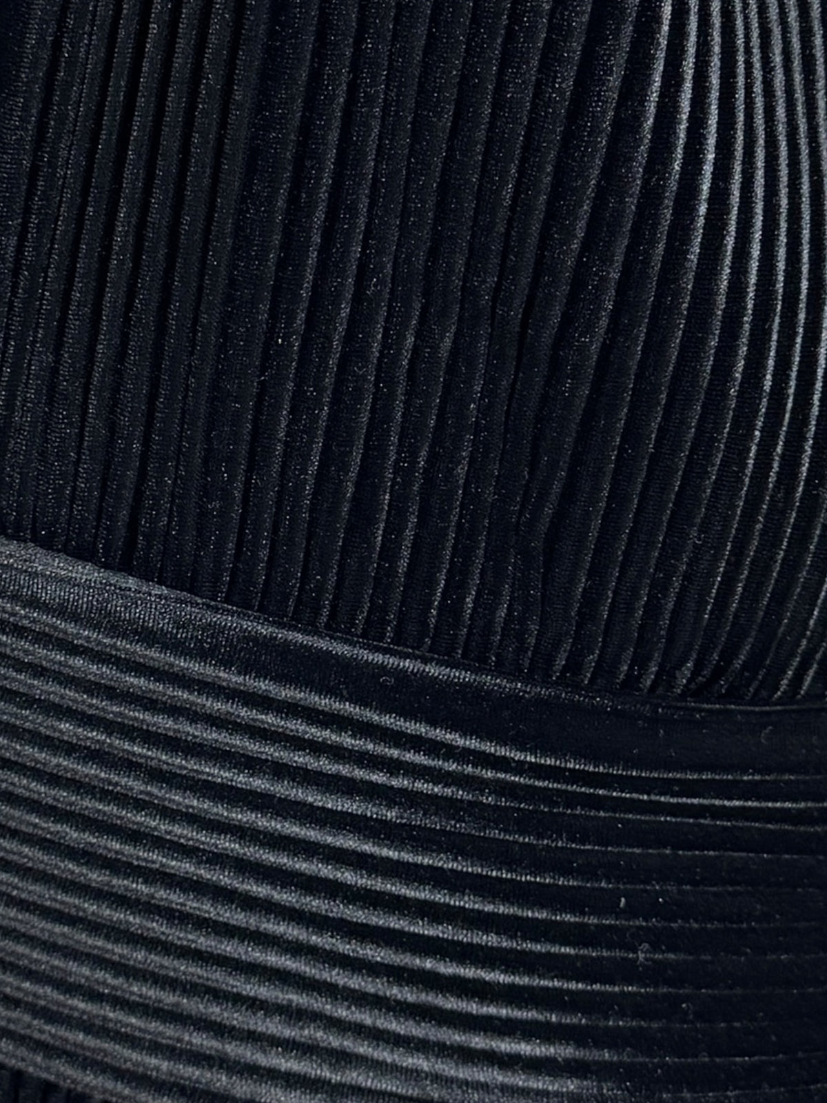 Balmain Olivier Rousteing Fall 2015 Look 54 Black corduroy jumpsuit