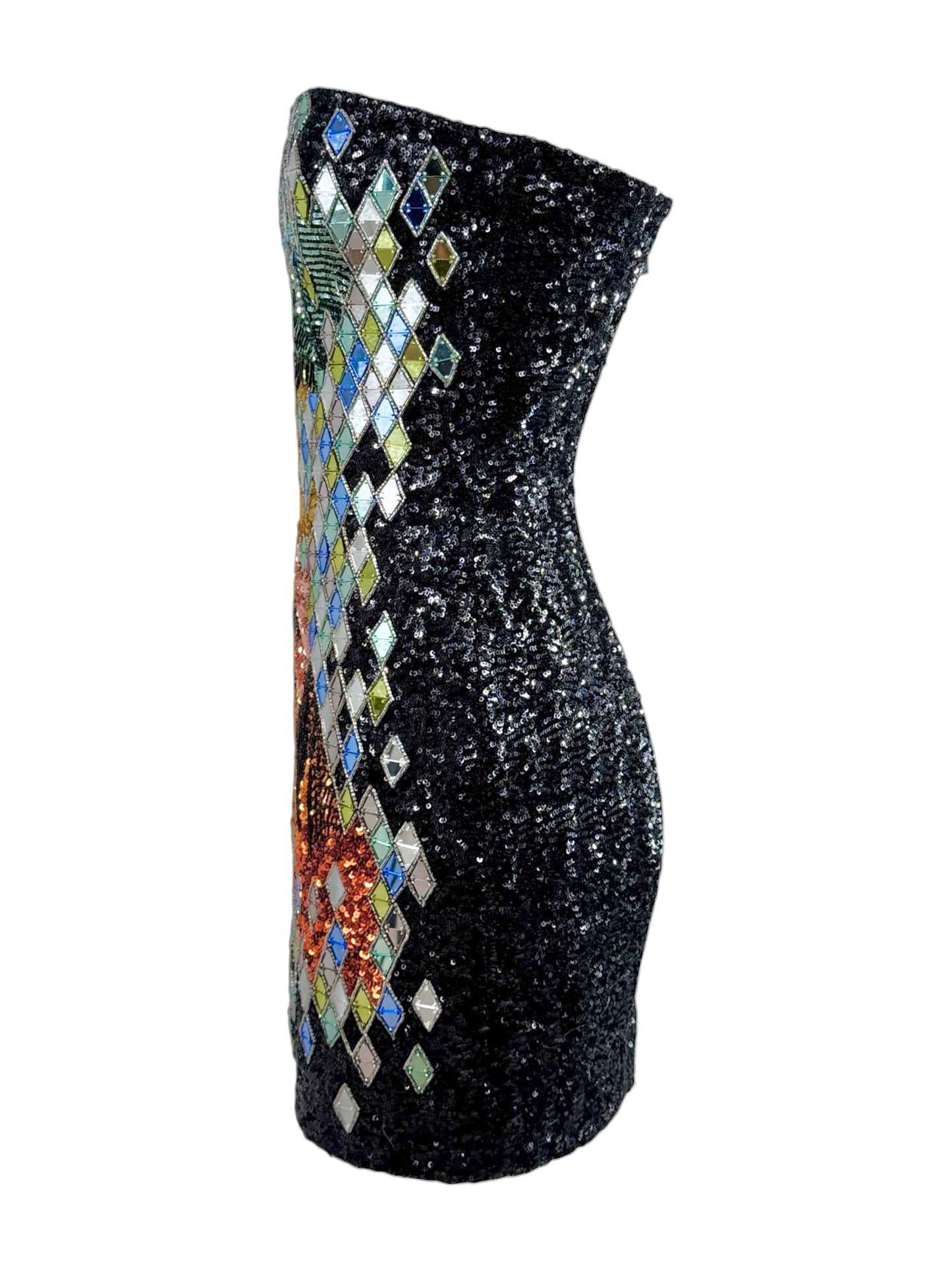 Balmain Olivier Rousteing Resort 2017 Mini sequined dress