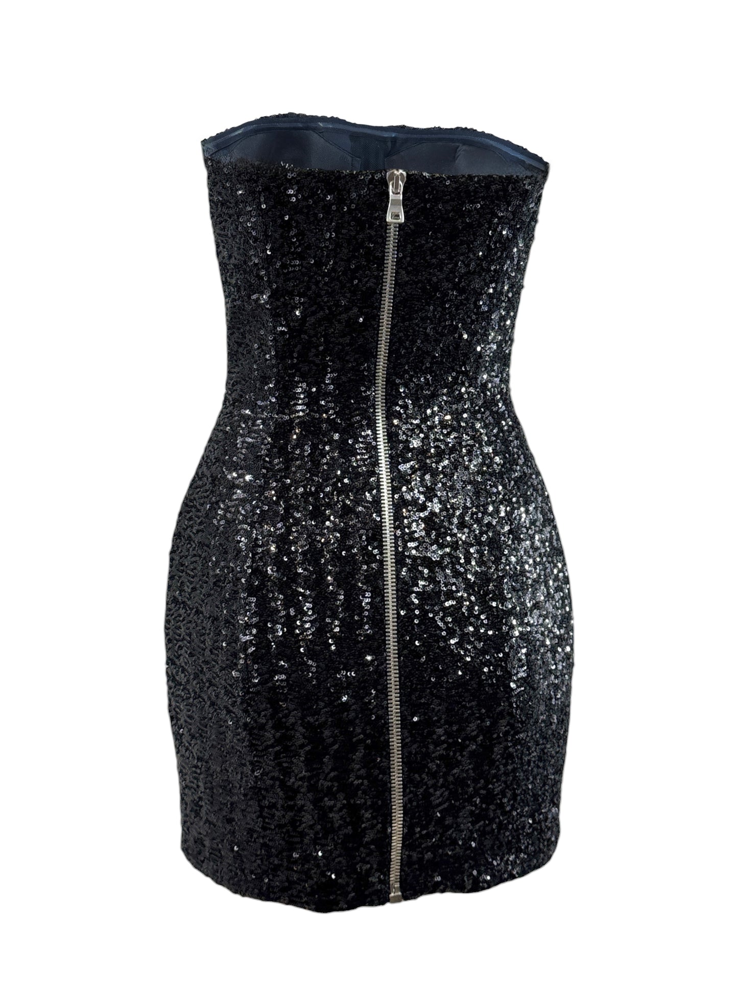Balmain Olivier Rousteing Resort 2017 Mini sequined dress