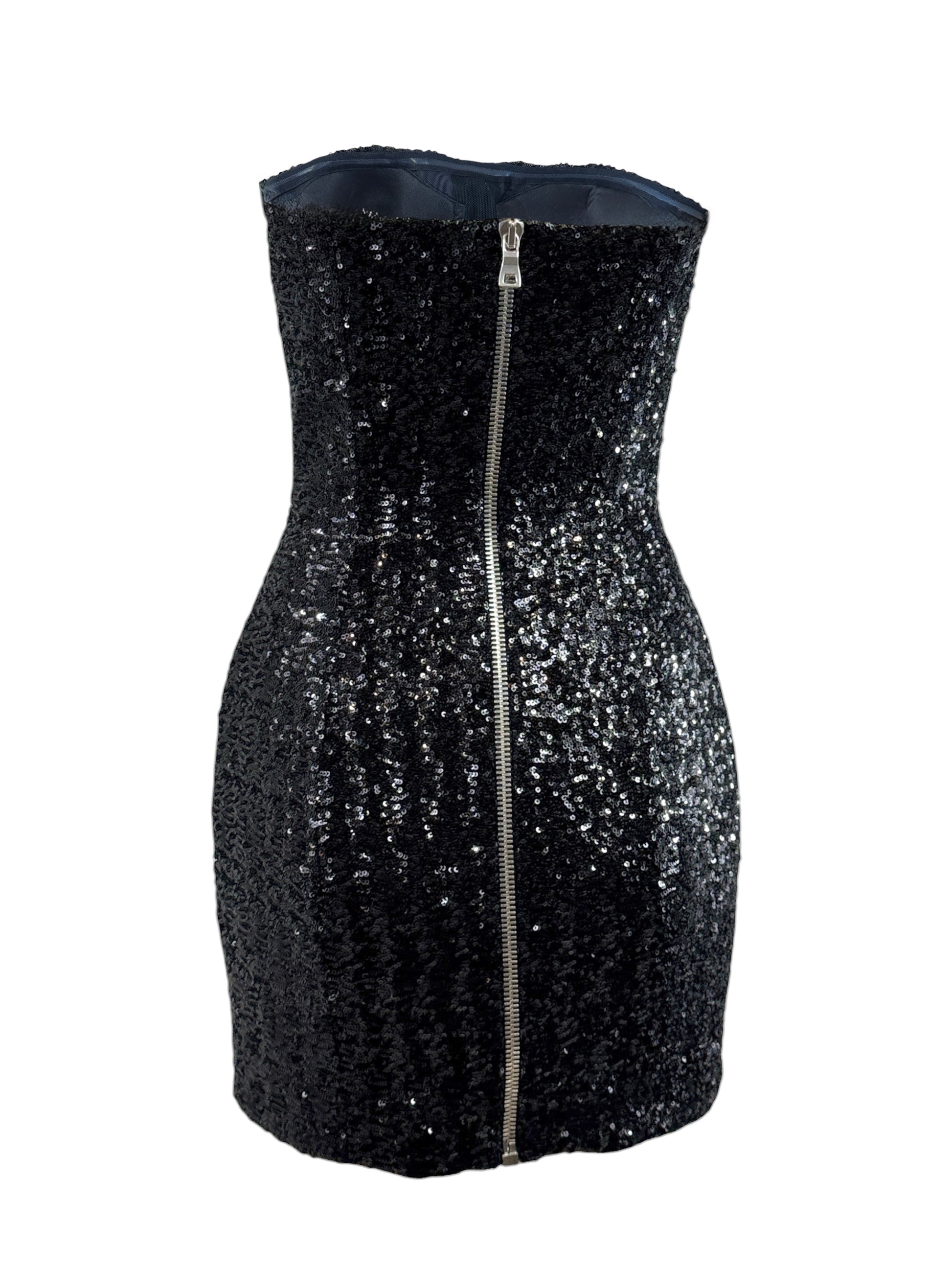 Balmain Olivier Rousteing Resort 2017 Mini sequined dress
