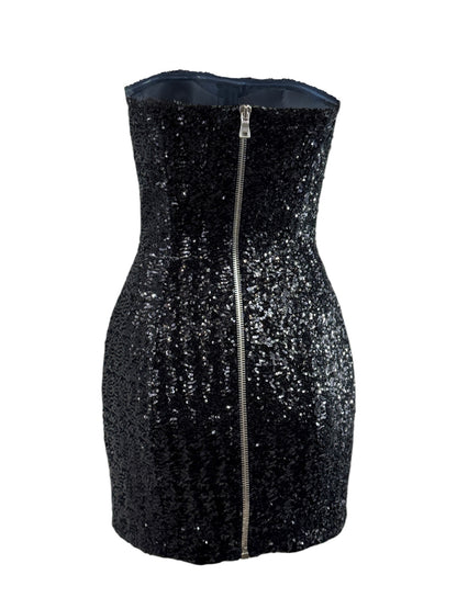 Balmain Olivier Rousteing Resort 2017 Mini sequined dress