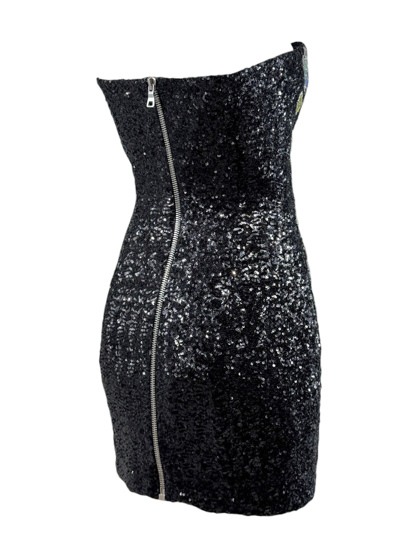 Balmain Olivier Rousteing Resort 2017 Mini sequined dress