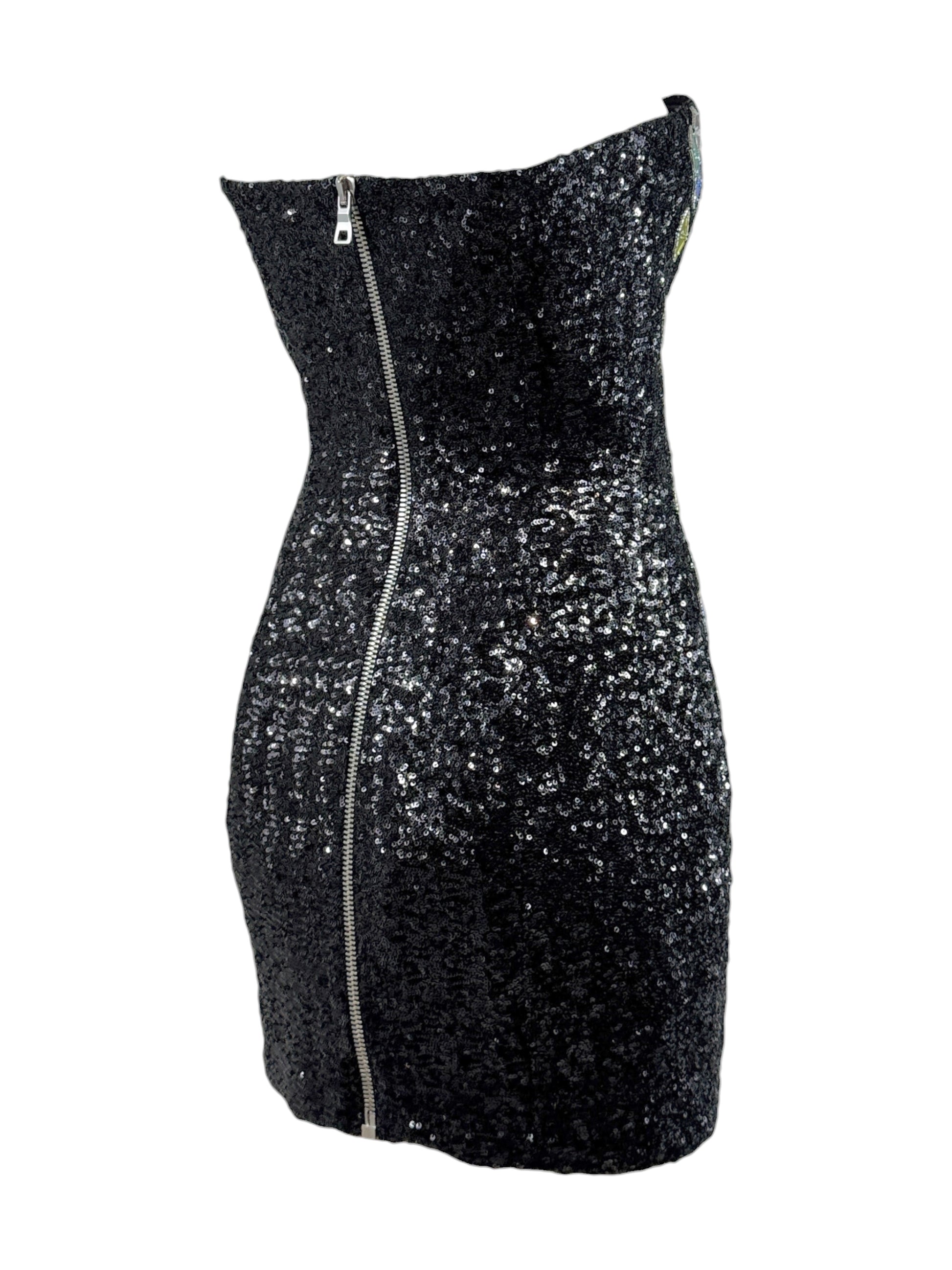 Balmain Olivier Rousteing Resort 2017 Mini sequined dress