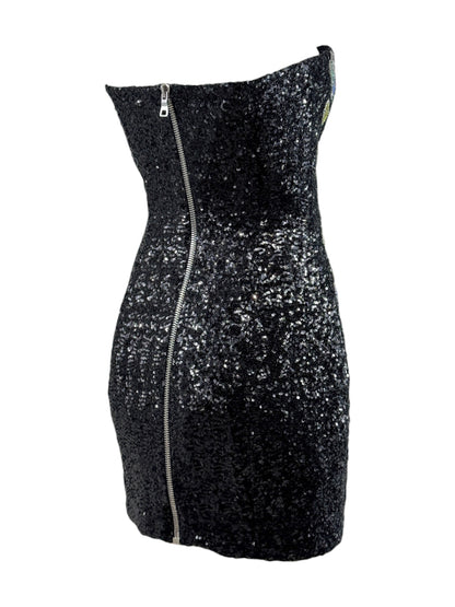 Balmain Olivier Rousteing Resort 2017 Mini sequined dress