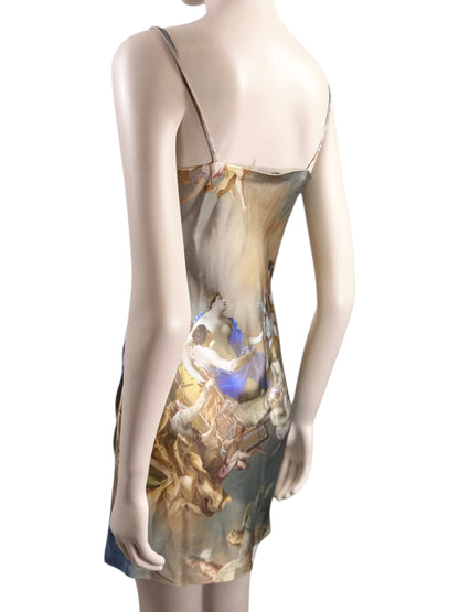 Balmain Olivier Rousteing Spring 2023 Look 39 MIni printed dress