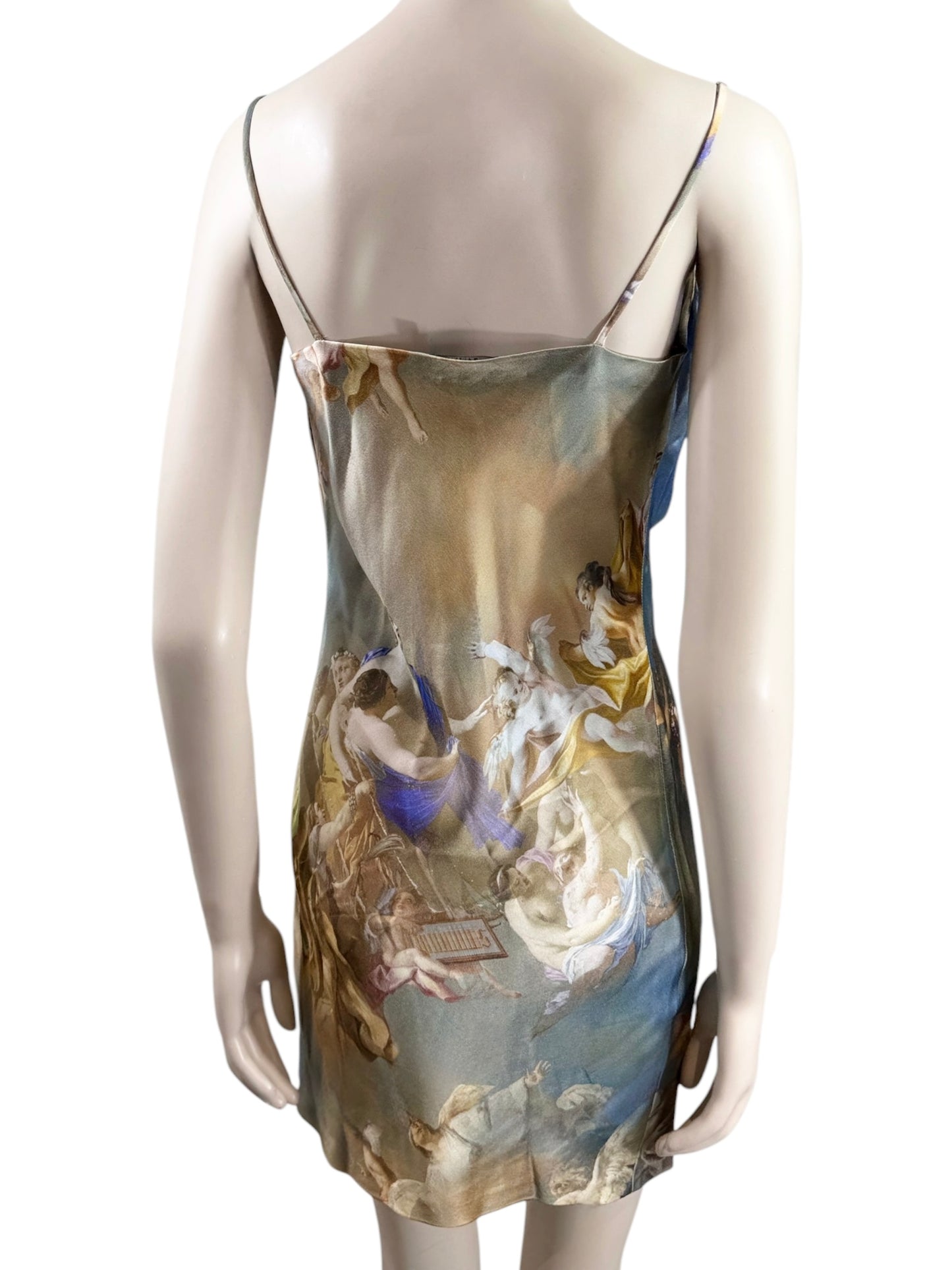 Balmain Olivier Rousteing Spring 2023 Look 39 MIni printed dress
