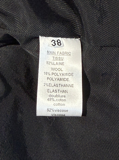 Balmain Olivier Rousteing  grey wool cape