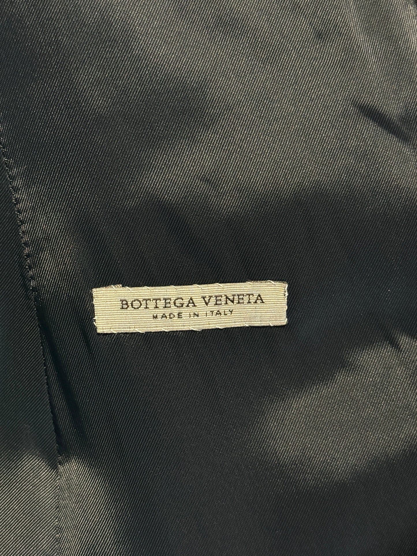Bottega Veneta Tomas Maier Fall 2012 Look 1 Black wool coat