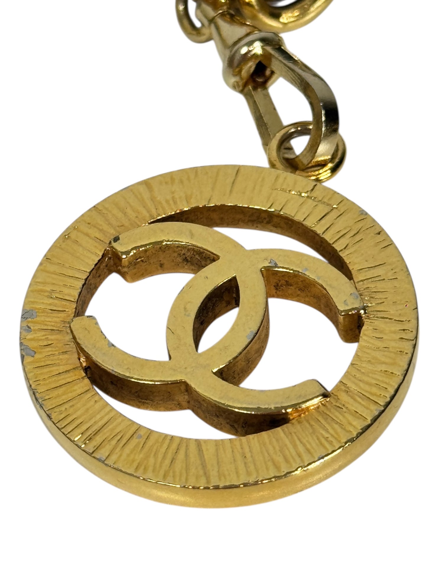 Chanel 1984 chain belt leather
