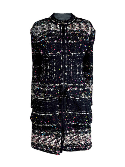 Chanel Karl Lagerfeld Fall 2014 Supermarket Collection Multicolored zip coat