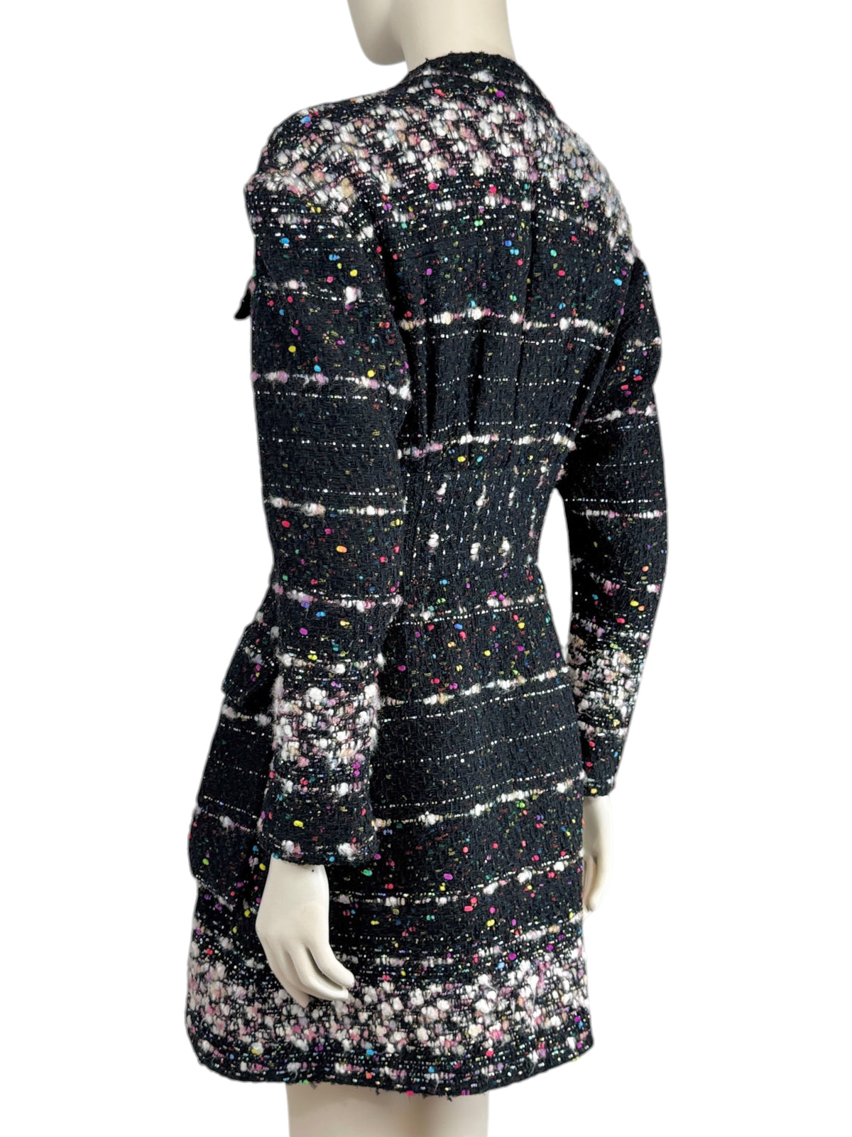 Chanel Karl Lagerfeld Fall 2014 Supermarket Collection Multicolored zip coat