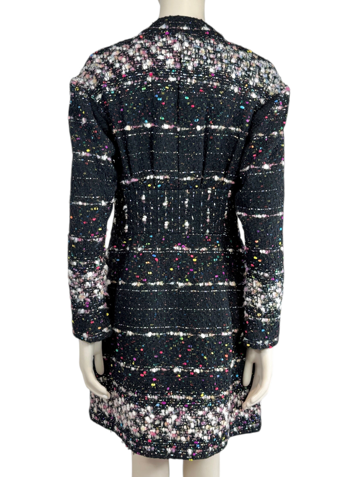 Chanel Karl Lagerfeld Fall 2014 Supermarket Collection Multicolored zip coat