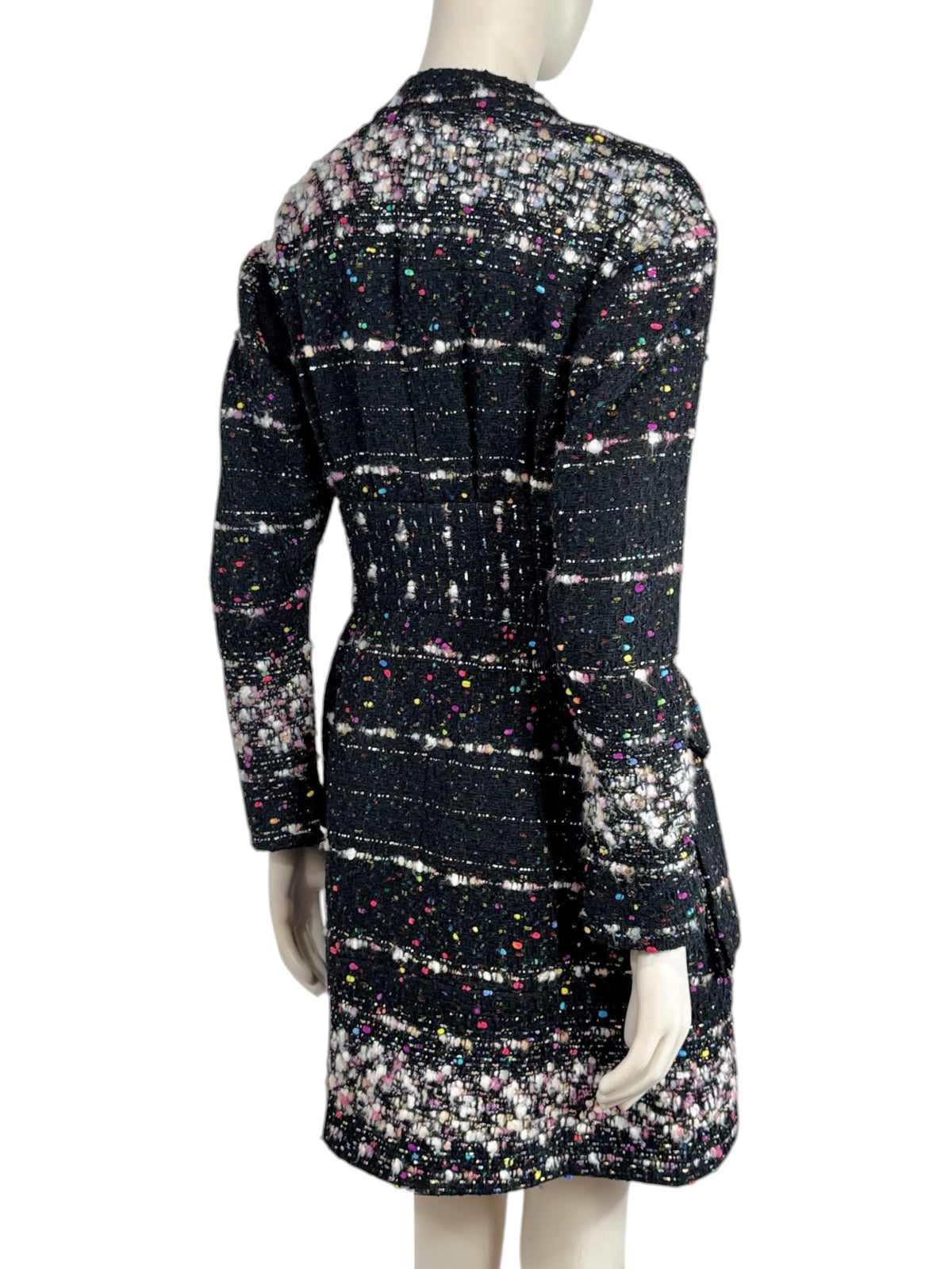 Chanel Karl Lagerfeld Fall 2014 Supermarket Collection Multicolored zip coat