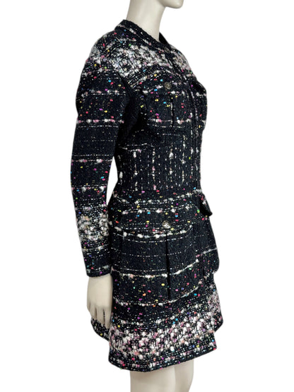 Chanel Karl Lagerfeld Fall 2014 Supermarket Collection Multicolored zip coat