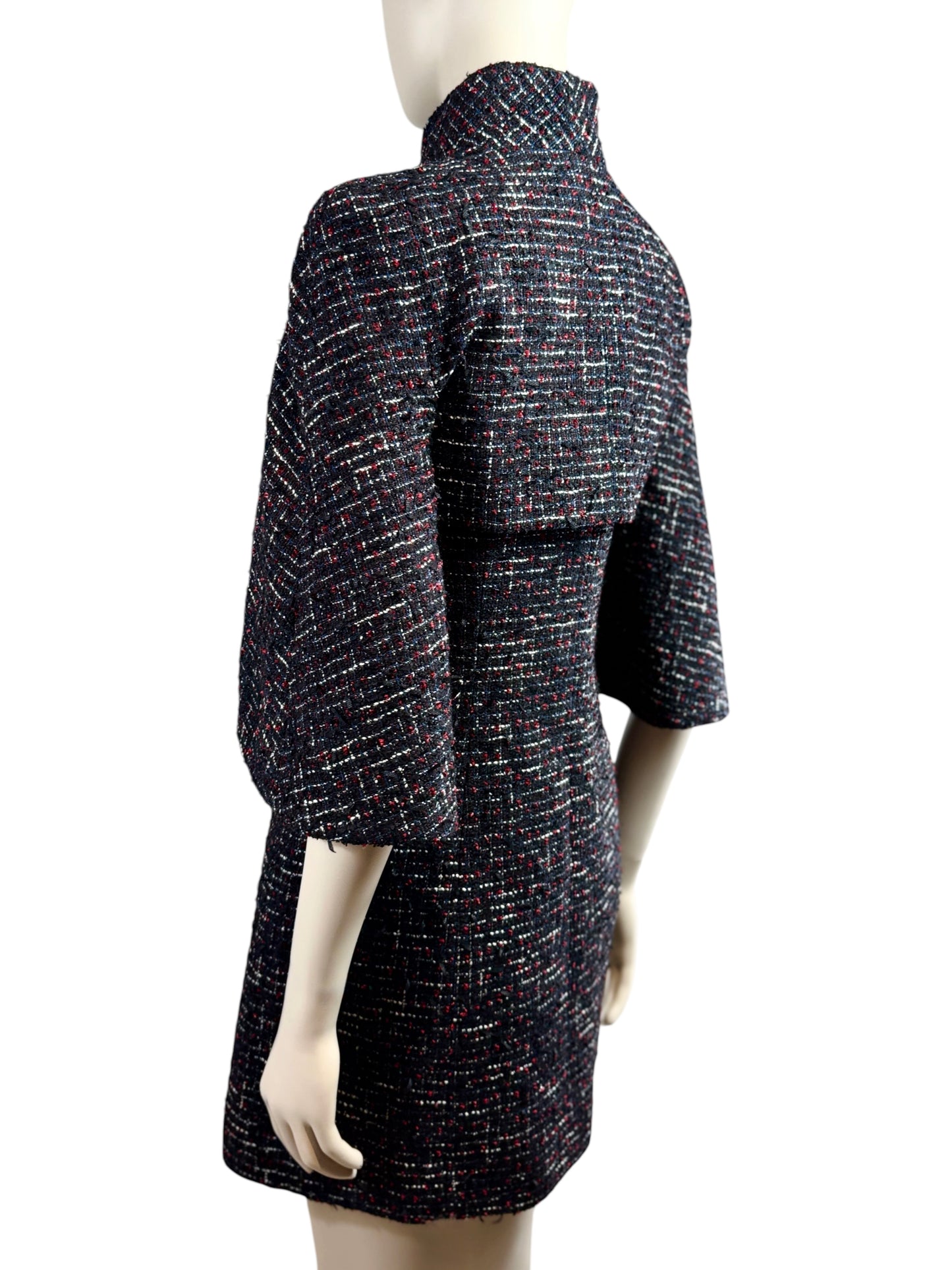 Chanel Karl Lagerfeld Resort 2015 Dubai Look 14 Gripoix Tweed coat