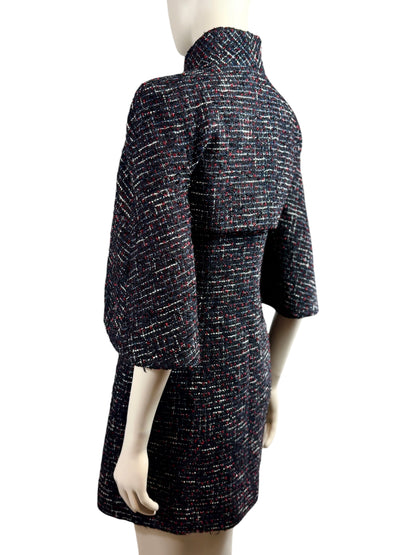 Chanel Karl Lagerfeld Resort 2015 Dubai Look 14 Gripoix Tweed coat