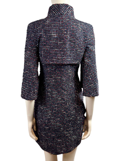 Chanel Karl Lagerfeld Resort 2015 Dubai Look 14 Gripoix Tweed coat