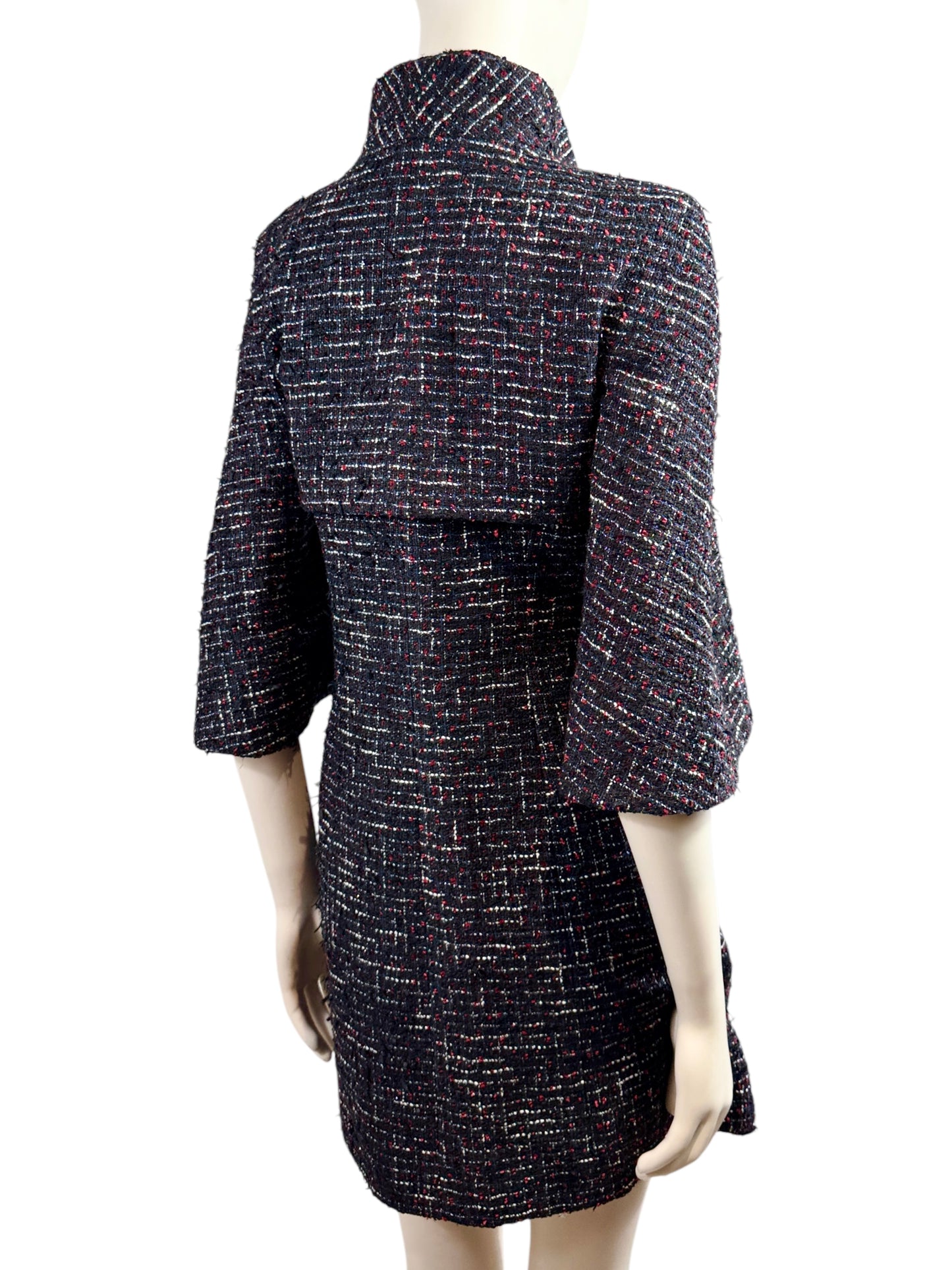 Chanel Karl Lagerfeld Resort 2015 Dubai Look 14 Gripoix Tweed coat