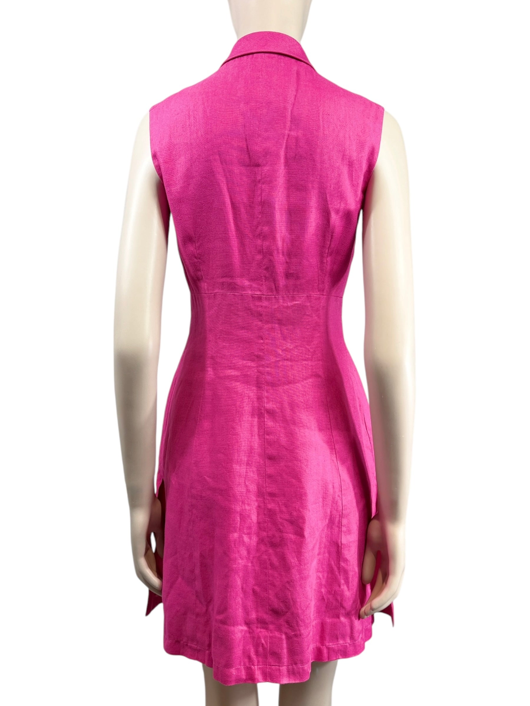Chanel Karl Lagerfeld Spring 1995 pink linen ensemble