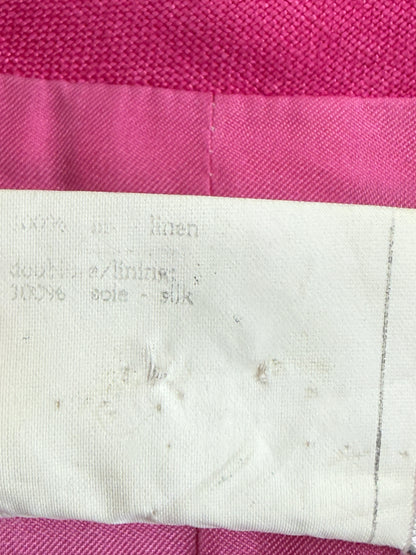 Chanel Karl Lagerfeld Spring 1995 pink linen ensemble