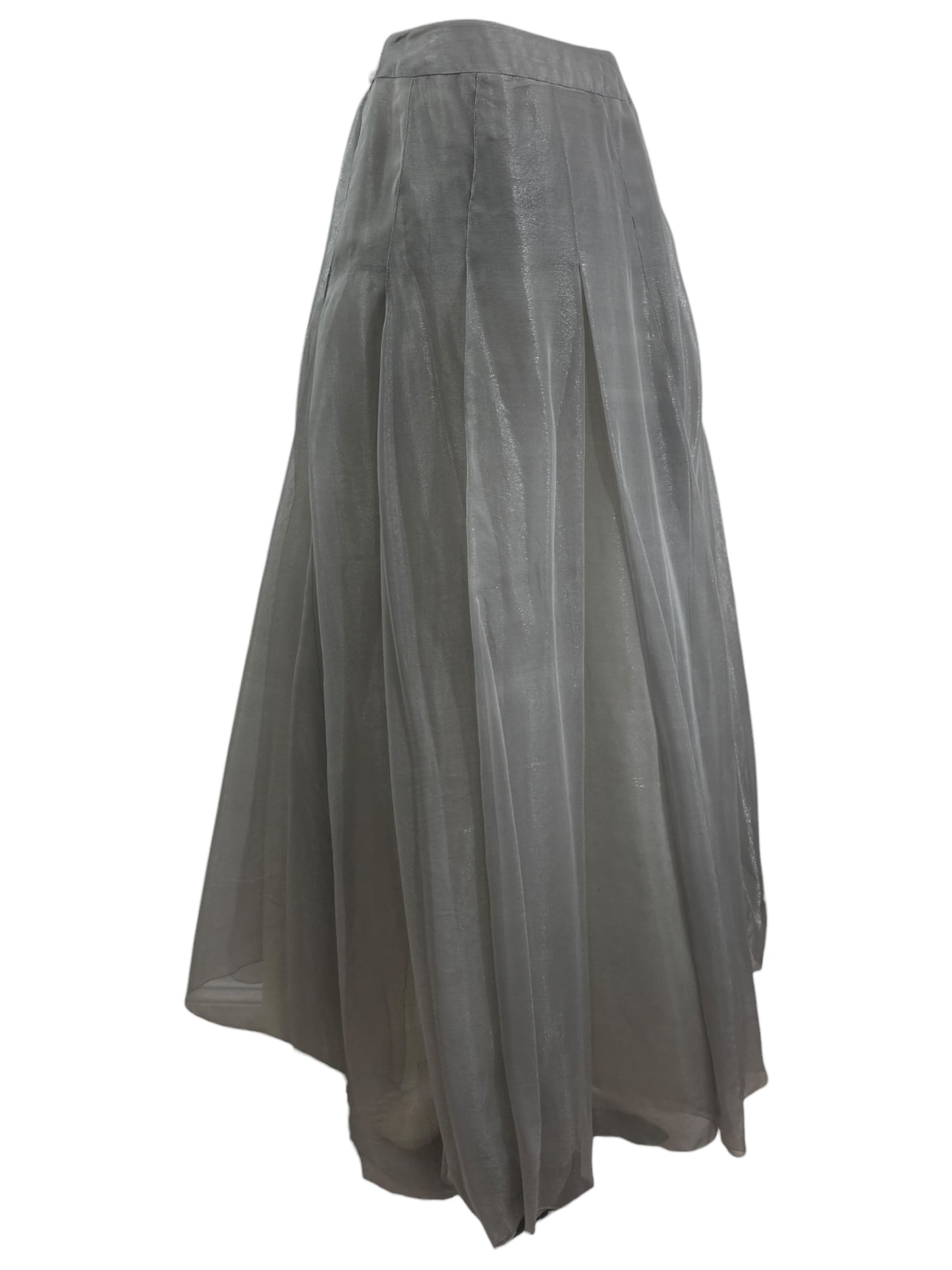 Chanel Karl Lagerfeld Spring 1999 metallic skirt