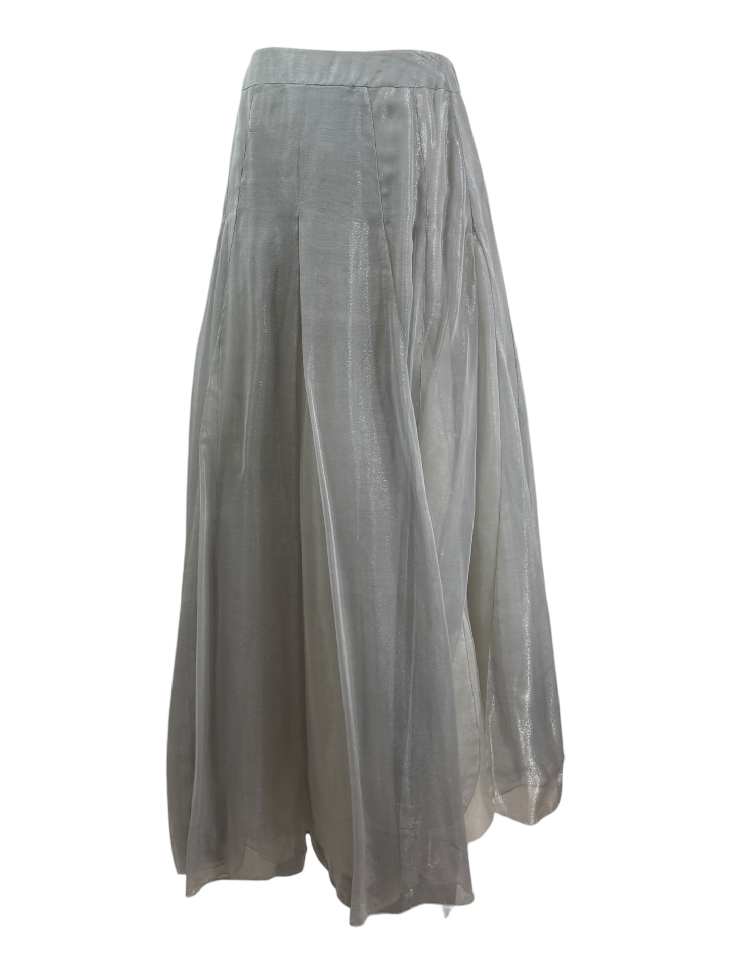Chanel Karl Lagerfeld Spring 1999 metallic skirt