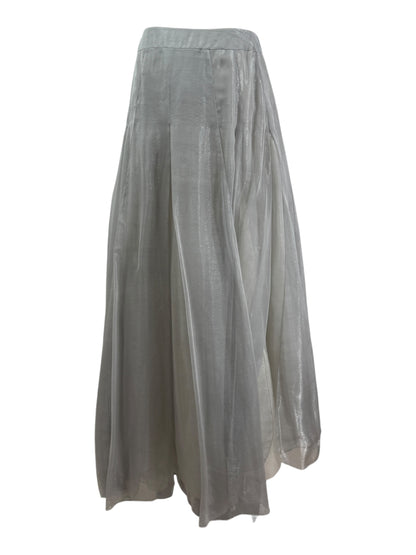 Chanel Karl Lagerfeld Spring 1999 metallic skirt