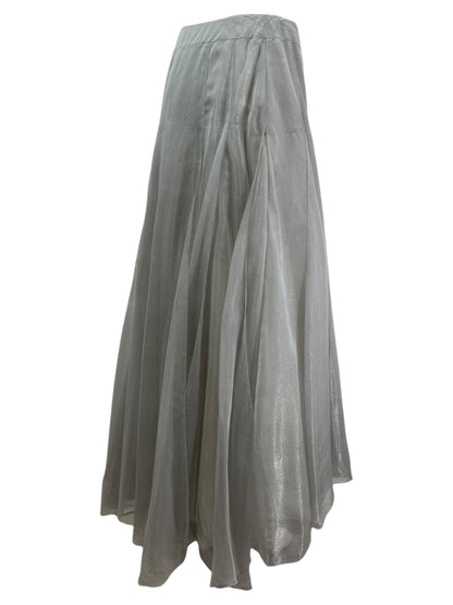 Chanel Karl Lagerfeld Spring 1999 metallic skirt